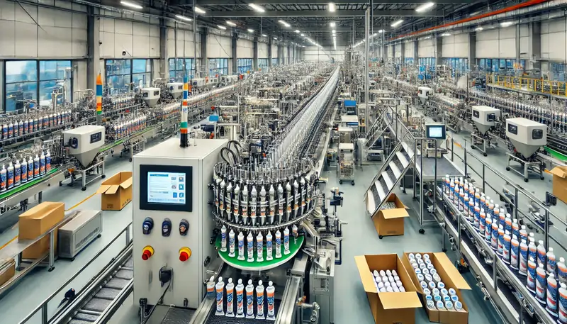 خط تولید دستگاههای پرکن چسب