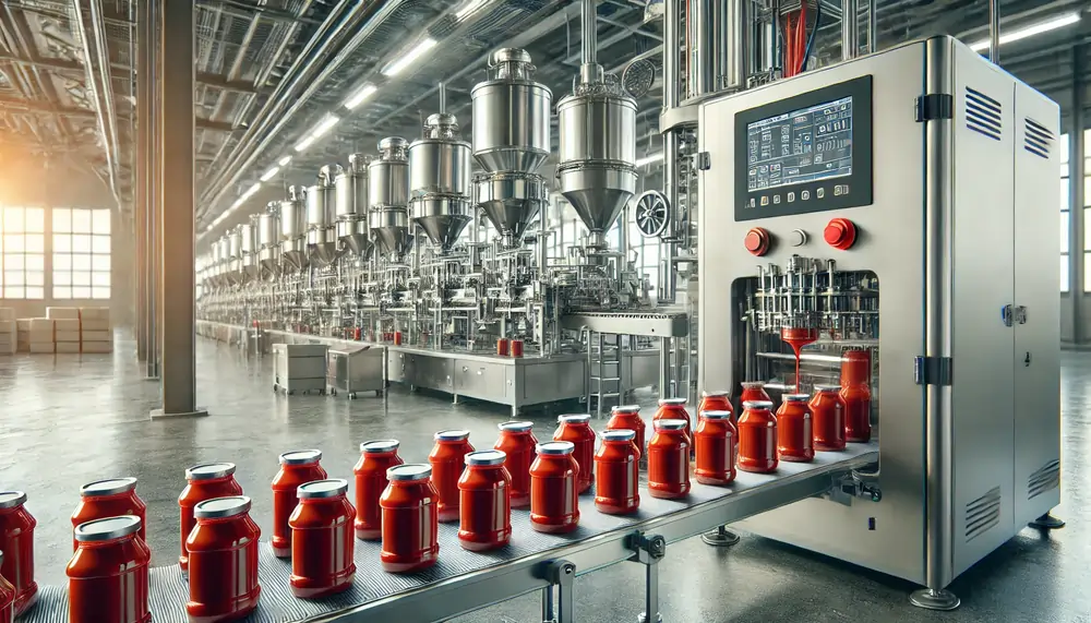 دستگاه پرکن رب گوجه فرنگی