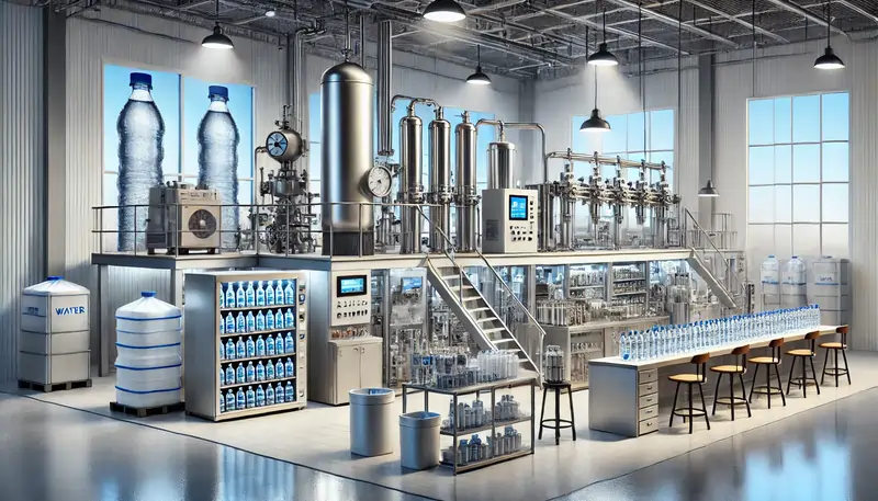 خط تولید آب معدنی کوچک: راهنمای جامع برای تولید آب معدنی با مقیاس کوچک