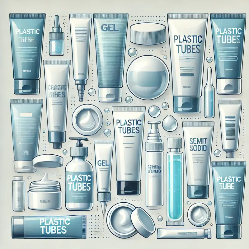 تیوپهای پلاستیکی با انواع محصولات داخلشان