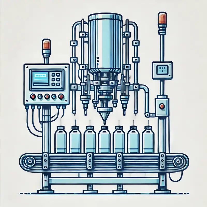 دستگاه پرکن مایعات ثقلی اتوماتیک