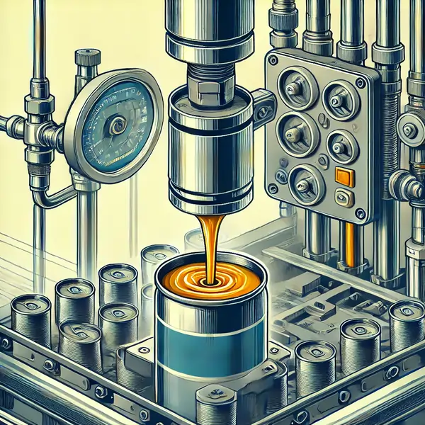 دستگاه قوطی پرکن مایعات پیستونی