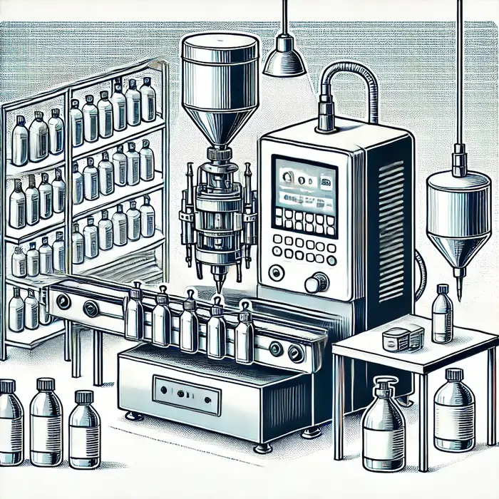 دستگاه پرکن مایعات رومیزی با استفاده از نیروی گرانش برای پر کردن مایعاتی مانند آب یا نوشیدنیهای غیرگازدار. دستگاه بهطور دقیق مایع را با استفاده از جاذبه به داخل ظرف پر میکند