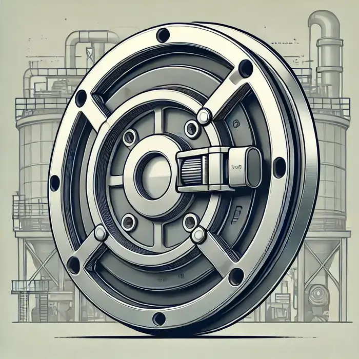 تصویر فلنج بشکه با سیستم قفل سریع