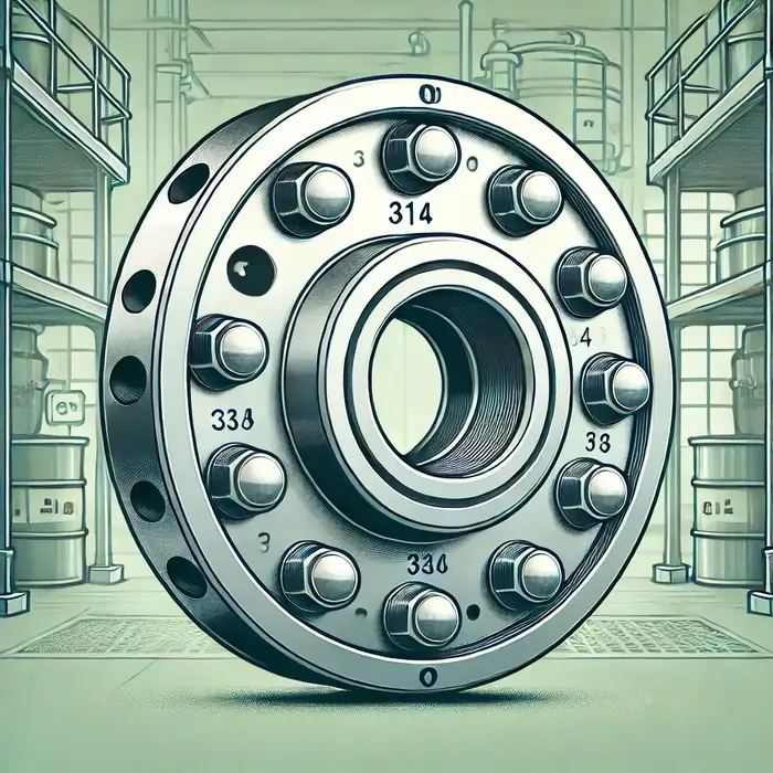 تصویر فلنج بشکه با گسکت آببندی